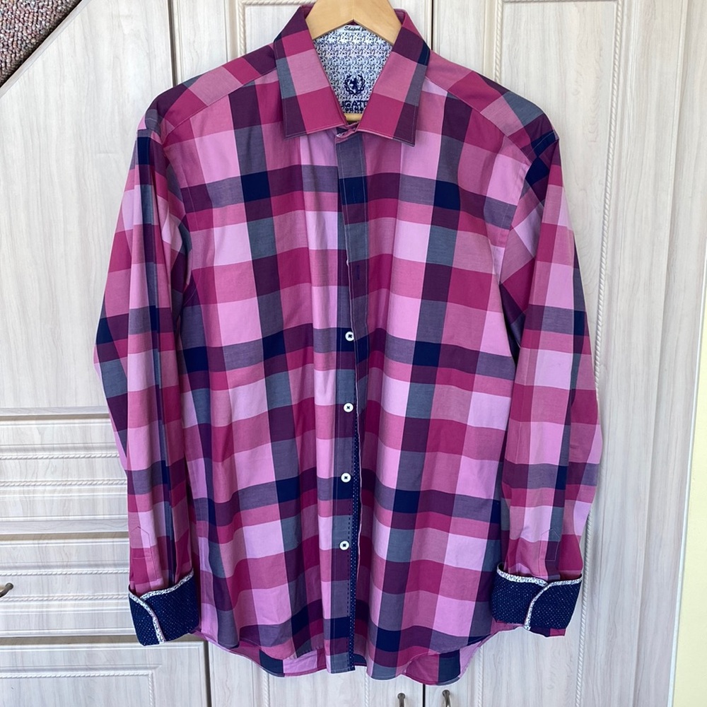 Gorgeous Mens Bugatchi Button Down- Perfect Condi… - image 1